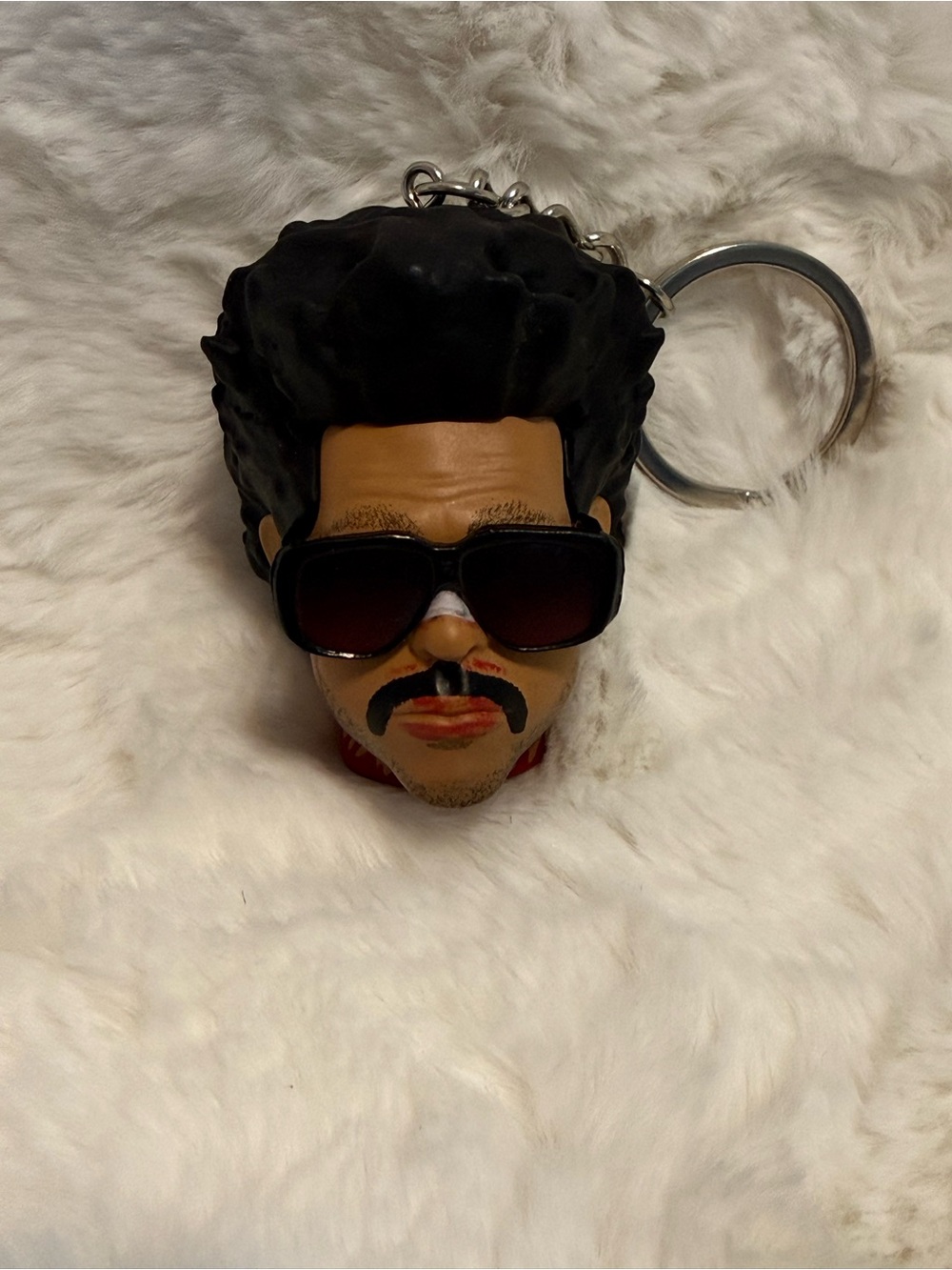 Rare NWT The Weeknd 3D Head Keychain